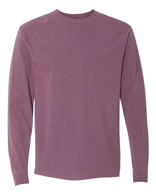 Load image into Gallery viewer, Unisex Garment-Dyed Heavyweight Long Sleeve T-Shirt - Berry