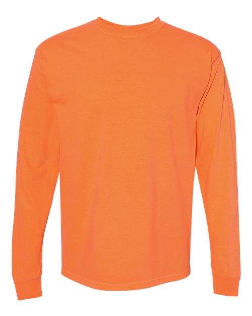 Load image into Gallery viewer, Unisex Garment-Dyed Heavyweight Long Sleeve T-Shirt - Burnt Orange