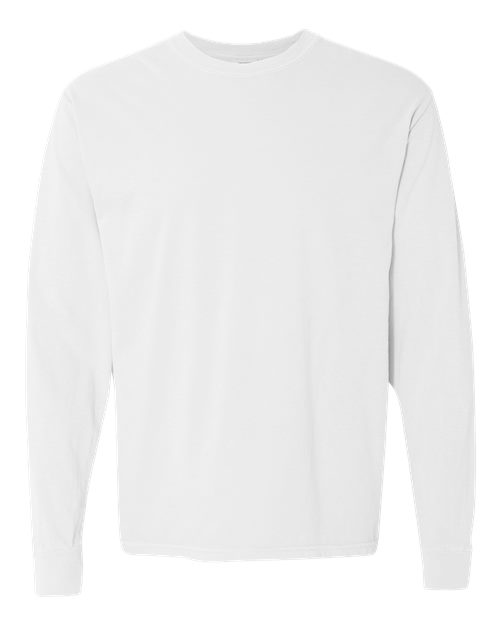 Load image into Gallery viewer, Unisex Garment-Dyed Heavyweight Long Sleeve T-Shirt - White
