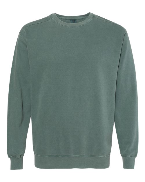 Load image into Gallery viewer, Unisex Garment-Dyed Crewneck Sweatshirt - Blue Spruce
