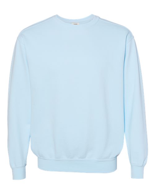 Load image into Gallery viewer, Unisex Garment-Dyed Crewneck Sweatshirt - Chambray