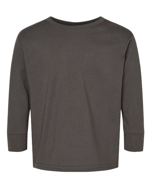 Load image into Gallery viewer, Toddler Fine Jersey Long Sleeve Tee - Charcoal