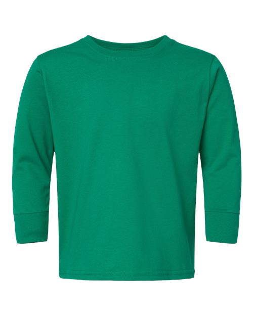 Load image into Gallery viewer, Toddler Fine Jersey Long Sleeve Tee - Kelly
