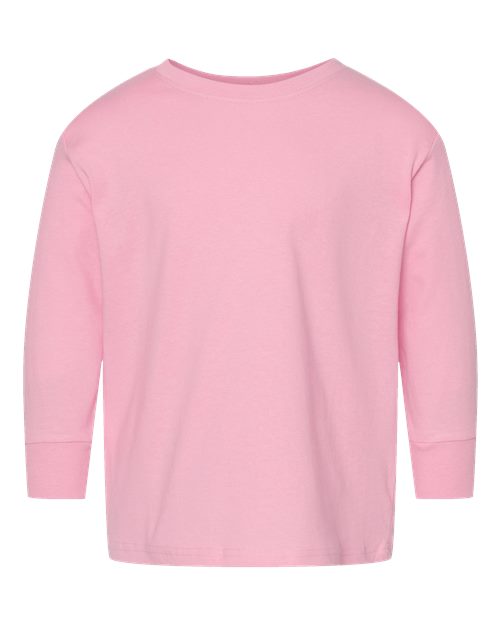 Load image into Gallery viewer, Toddler Fine Jersey Long Sleeve Tee - Pink