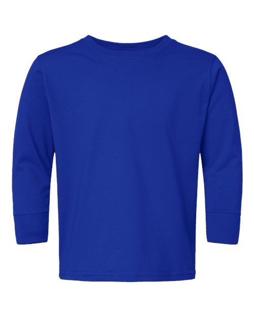 Load image into Gallery viewer, Toddler Fine Jersey Long Sleeve Tee - Royal