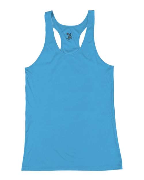 Load image into Gallery viewer, Badger 4166 Women’s B-Core Racerback Tank Top - Columbia Blue