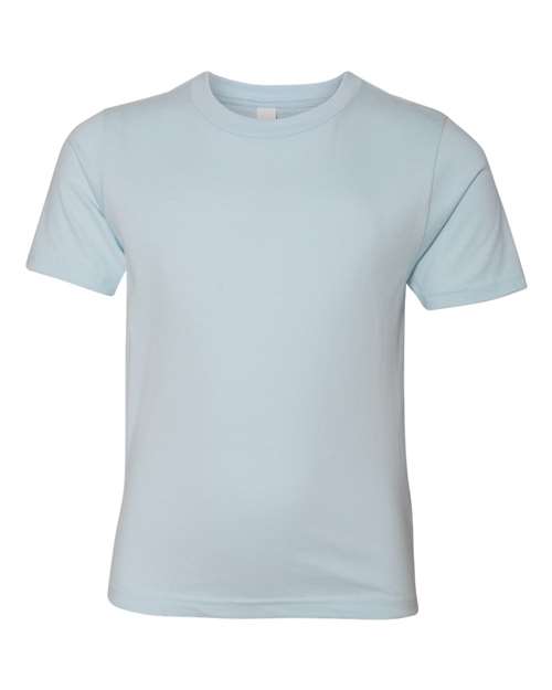 Load image into Gallery viewer, Youth Cotton T-Shirt - Light Blue