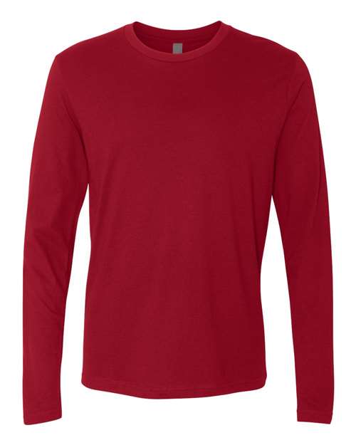 Load image into Gallery viewer, Unisex Cotton Long Sleeve T-Shirt - Cardinal
