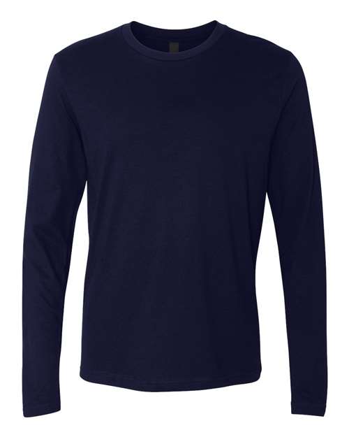 Load image into Gallery viewer, Unisex Cotton Long Sleeve T-Shirt - Midnight Navy