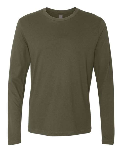 Load image into Gallery viewer, Unisex Cotton Long Sleeve T-Shirt - Military Green