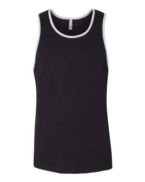 Load image into Gallery viewer, Unisex Cotton Tank - Black/ Heather Grey