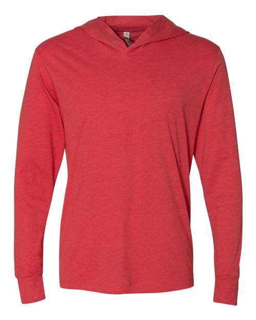 Load image into Gallery viewer, Unisex Triblend Hooded Long Sleeve Pullover T-Shirt - Vintage Red