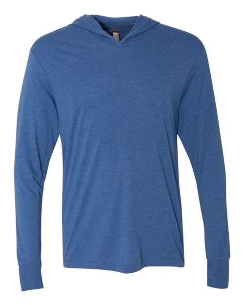 Load image into Gallery viewer, Unisex Triblend Hooded Long Sleeve Pullover T-Shirt - Vintage Royal