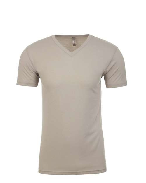 Load image into Gallery viewer, Unisex Sueded V-Neck T-Shirt - Sand
