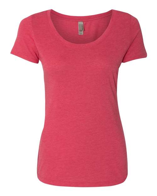 Load image into Gallery viewer, Women’s Triblend Scoop Neck T-Shirt - Vintage Shocking Pink