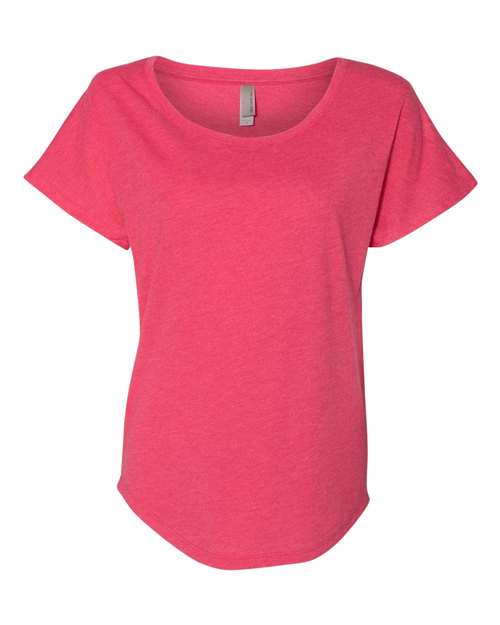 Load image into Gallery viewer, Women’s Triblend Dolman T-Shirt - Vintage Shocking Pink