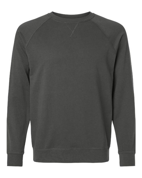 Load image into Gallery viewer, Unisex Laguna Raglan Crewneck Sweatshirt - Heavy Metal
