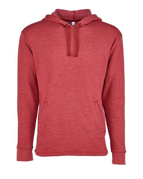 Load image into Gallery viewer, Unisex Malibu Welt Pocket Hoodie Sweatshirt - Heather Cardinal