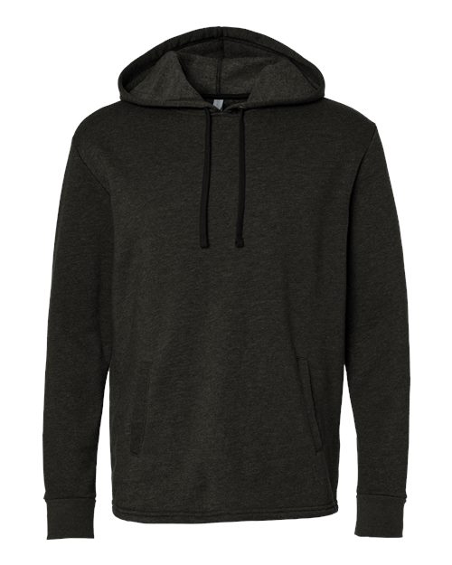 Load image into Gallery viewer, Unisex Malibu Welt Pocket Hoodie Sweatshirt - Heather Black