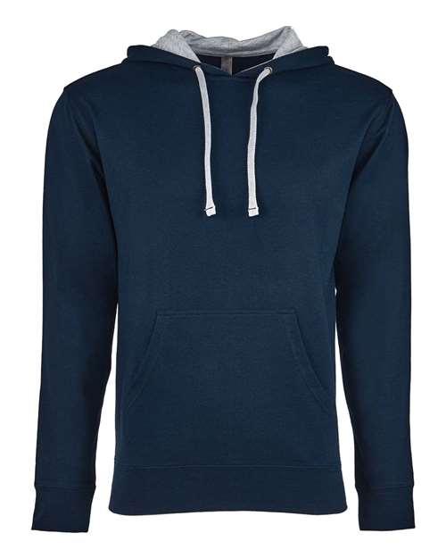 Load image into Gallery viewer, Unisex Laguna Hoodie Sweatshirt - Midnight Navy/ Heather Grey