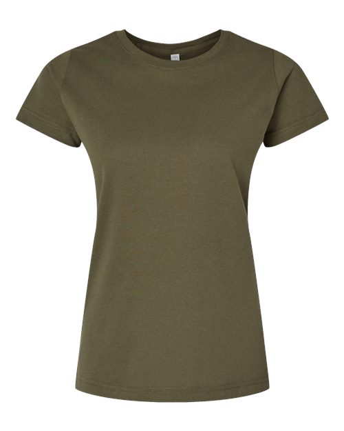 Load image into Gallery viewer, LAT 3516 Women's Fine Jersey Tee - Military Green