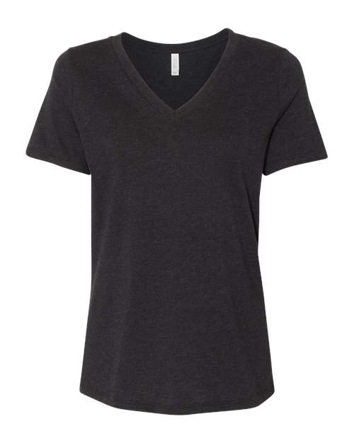 Load image into Gallery viewer, Women's Relaxed Heather CVC V-Neck Tee — product photo 2