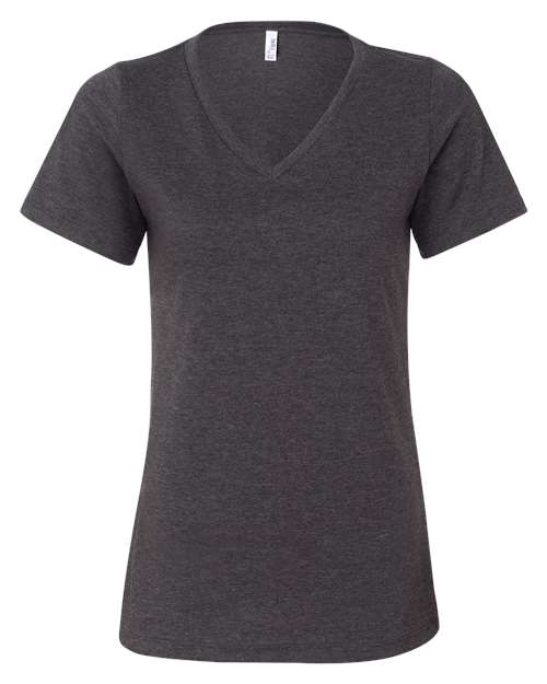Load image into Gallery viewer, Women's Relaxed Heather CVC V-Neck Tee — product photo 3