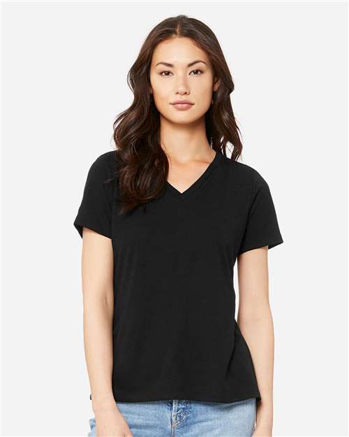 Load image into Gallery viewer, Women's Relaxed Triblend V-Neck Tee — product photo 9