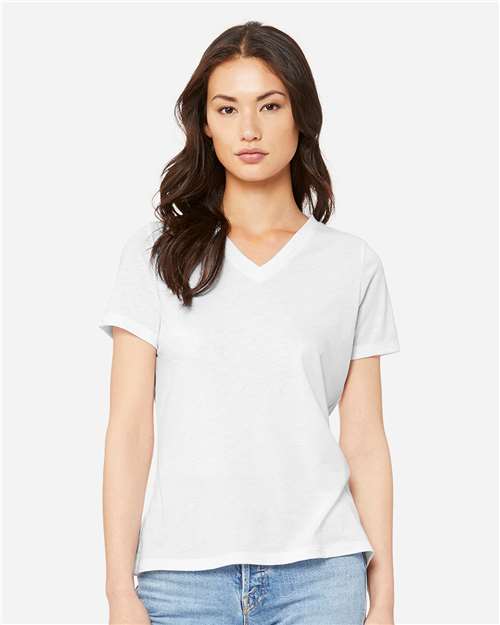 Load image into Gallery viewer, Women's Relaxed Triblend V-Neck Tee — product photo 11