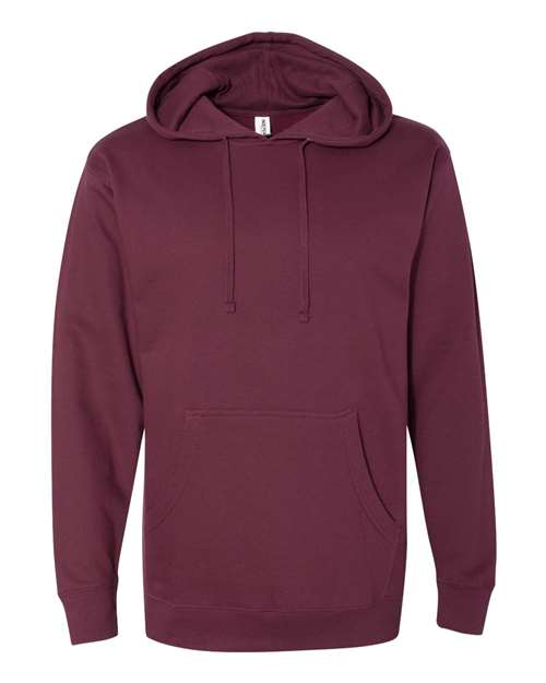 Load image into Gallery viewer, Unisex Midweight Hooded Sweatshirt - Maroon