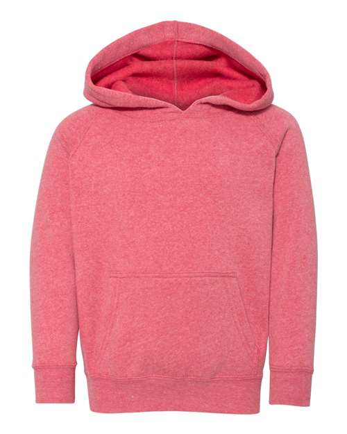Load image into Gallery viewer, Toddler Special Blend Hooded Raglan Sweatshirt - Pomegranate