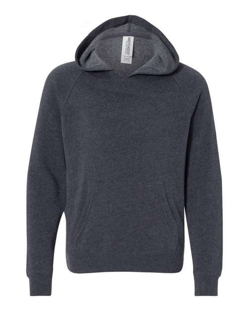 Load image into Gallery viewer, Youth Lightweight Special Blend Raglan Hooded Sweatshirt - Midnight Navy