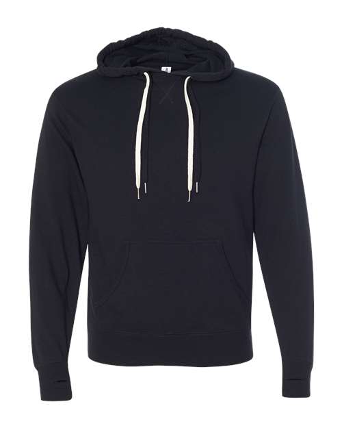 Load image into Gallery viewer, Unisex Midweight French Terry Hooded Sweatshirt - Black