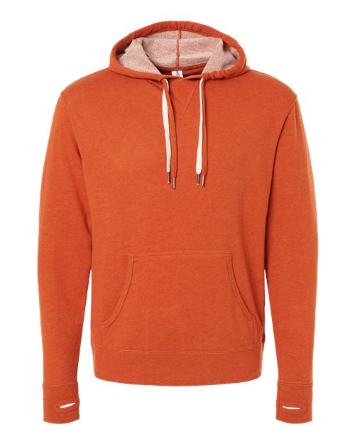 Load image into Gallery viewer, Unisex Midweight French Terry Hooded Sweatshirt - Burnt Orange Heather