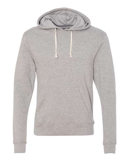 Load image into Gallery viewer, J. America 8871 Men's Triblend Fleece Hooded Sweatshirt - Grey Triblend