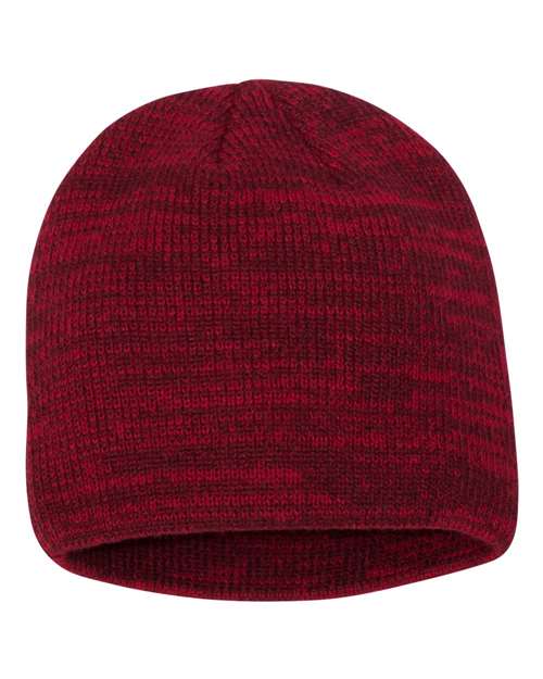 Load image into Gallery viewer, Sportsman SP03 8" Marled Beanie - Red/ Maroon