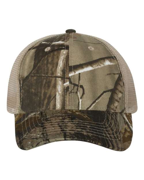 Load image into Gallery viewer, Kati LC5M Licensed Camo Mesh Back Cap - Realtree AP/ Tan