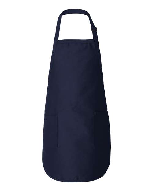 Load image into Gallery viewer, Q-Tees Q4350 Full-Length Apron with Pockets - Navy