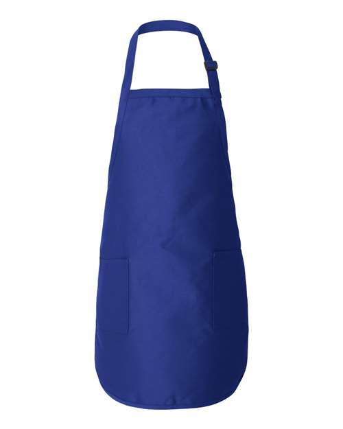 Load image into Gallery viewer, Q-Tees Q4350 Full-Length Apron with Pockets - Royal