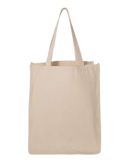 Load image into Gallery viewer, Q-Tees Q125400 27L Jumbo Shopping Bag - Natural