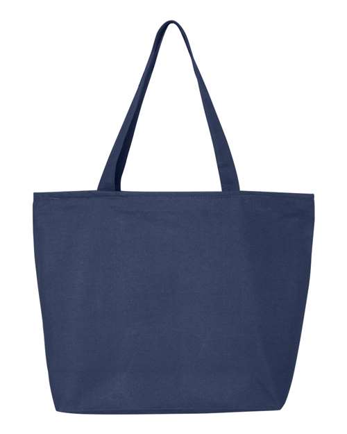 Load image into Gallery viewer, Q-Tees Q611 25L Zippered Tote - Navy