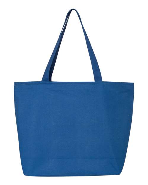 Load image into Gallery viewer, Q-Tees Q611 25L Zippered Tote - Royal