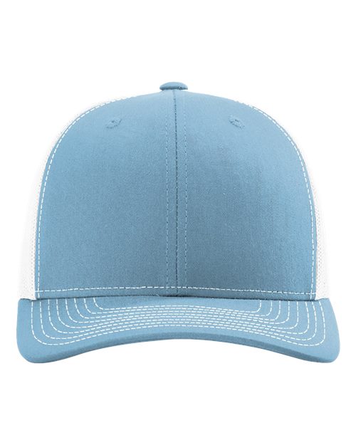 Load image into Gallery viewer, Richardson 112 Snapback Trucker Cap - Columbia Blue/ White