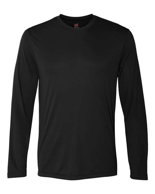 Load image into Gallery viewer, Unisex Cool DRI® Long Sleeve Performance T-Shirt - Black