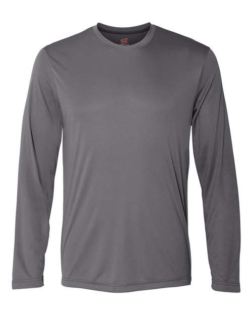 Load image into Gallery viewer, Unisex Cool DRI® Long Sleeve Performance T-Shirt - Graphite