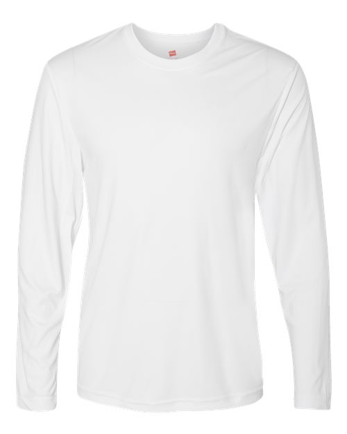 Load image into Gallery viewer, Unisex Cool DRI® Long Sleeve Performance T-Shirt - White