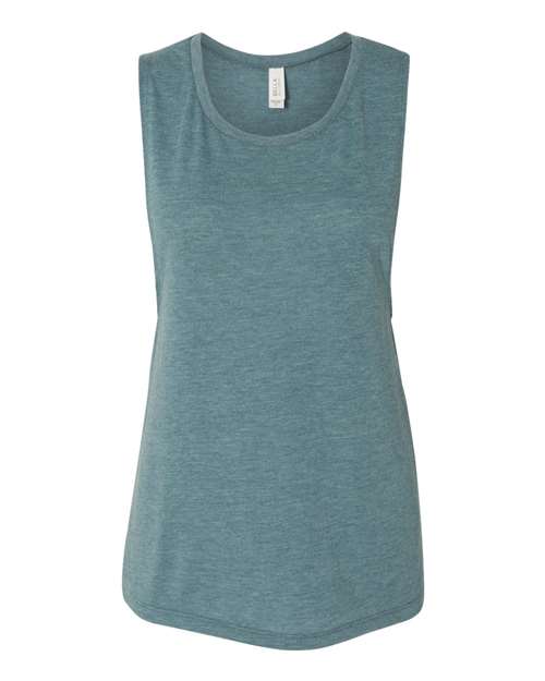 Load image into Gallery viewer, Women's Flowy Scoop Muscle Tank — product photo 12