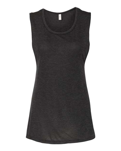Load image into Gallery viewer, Women's Flowy Scoop Muscle Tank — product photo 4