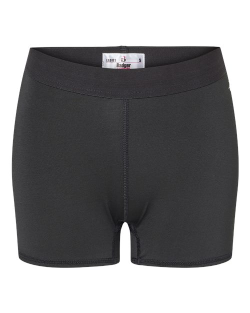 Load image into Gallery viewer, Badger 4629 Women’s 3" Pro-Compression Shorts - Black