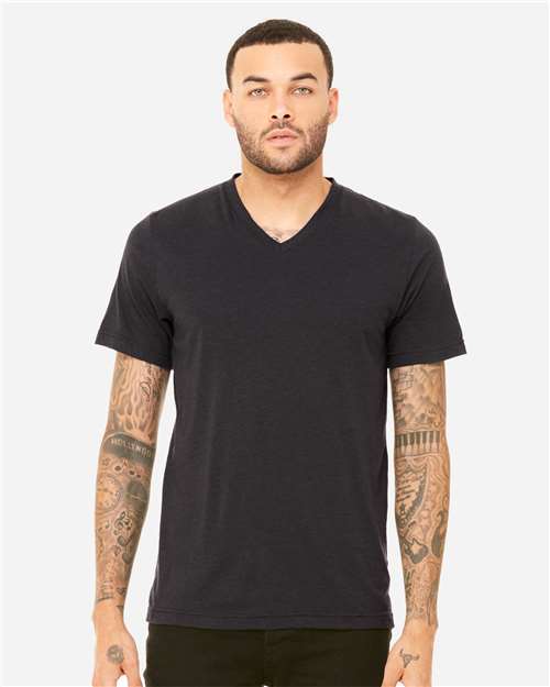Load image into Gallery viewer, Unisex Triblend V-Neck Tee — product photo 22